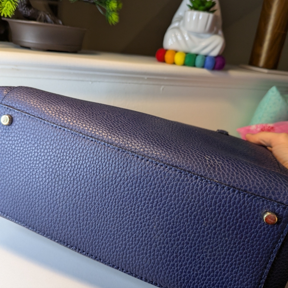 Kate Spade Navy Blue Bridge Place Francisca Large Tote Bag - Picture 6 of 12